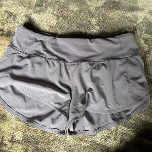 Gray Lavender Lulu Shorts